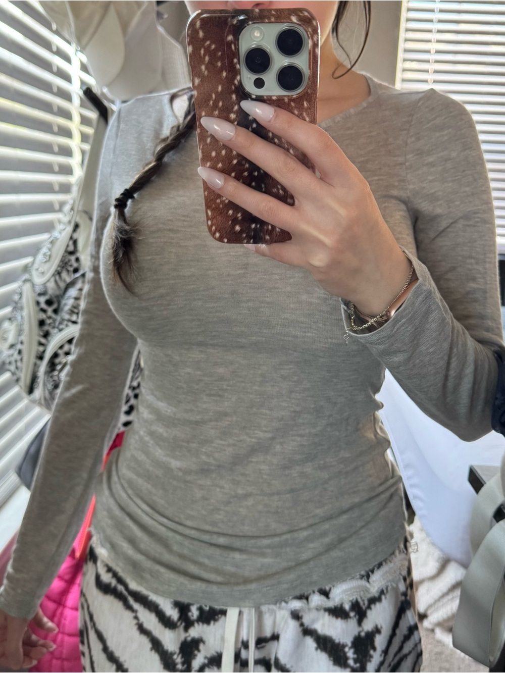 Tezenis boatneck long sleeve cashmere blend top - Picture 6 of 6